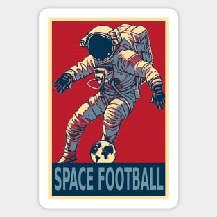 Astronaut Playing Space football Sticker